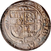1 Shilling - Charles I Group F; 6th bust, United Kingdom, 1639-1643 reverse image