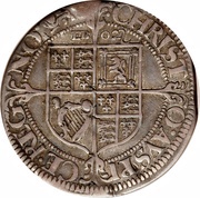 1 Shilling - Charles I York mint, United Kingdom, 1643-1644 reverse image
