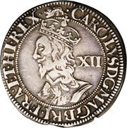 1 Shilling - Charles I York mint obverse image