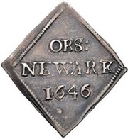 1 Shilling - Charles I Newark siege coinage, United Kingdom, 1645-1646 reverse image