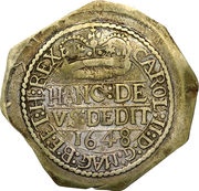 1 Shilling - Charles II Pontefract siege coinage obverse image