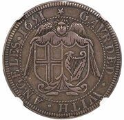 1 Shilling - Commonwealth of England Pattern, United Kingdom, 1651 reverse image