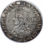 1 Shilling - Charles II 3rd hammered issue obverse image