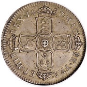 1 Shilling - James II, United Kingdom, 1685-1688 reverse image