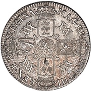 1 Shilling - William and Mary, United Kingdom, 1692-1693 reverse image