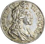1 Shilling - William III 4th bust obverse image