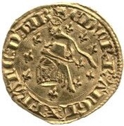 1 Half-florin - Edward III 3rd coinage; 1st period obverse image