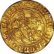 ¼ Noble - Edward III Pre-treaty period; class E obverse image