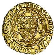 ¼ Noble - Richard II type IIIA obverse image