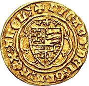 ¼ Noble - Richard II type IVA obverse image