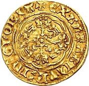 ¼ Noble - Richard II type IVA, United Kingdom, 1377-1399 reverse image