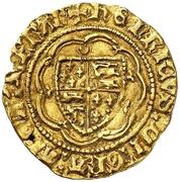 ¼ Noble - Henry IV Heavy coinage; London mint obverse image
