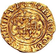¼ Noble - Henry IV Light coinage; London mint obverse image