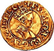 ½ Crown - Edward VI 2nd period; crowned bust obverse image