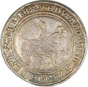 ½ Crown - Edward VI Fine Silver issue; with plume obverse image