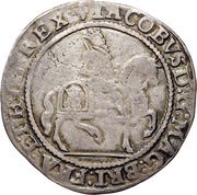 ½ Crown - James I 2nd coinage obverse image