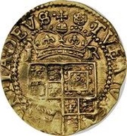 ½ Crown - James I 2nd coinage; 1st bust, United Kingdom, 1604-1610 reverse image
