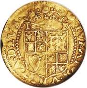 ½ Crown - James I 2nd coinage; 5th bust, United Kingdom, 1613-1619 reverse image