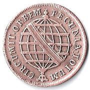 5 Réis - Maria I Large Type; Low and High Crowns; Lisbon Mint reverse image
