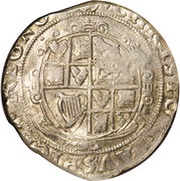 ½ Crown - Charles I Tower mint; under Parliament, United Kingdom, 1643-1646 reverse image