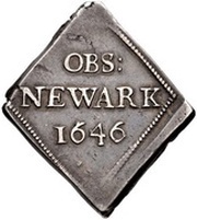 ½ Crown - Charles I Newark siege coinage, United Kingdom, 1645-1646 reverse image
