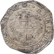 ½ Crown - Charles I Tower mint; under Parliament, United Kingdom, 1645-1648 reverse image