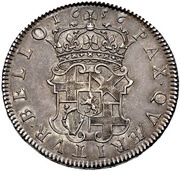 ½ Crown - Oliver Cromwell, United Kingdom, 1656-1658 reverse image