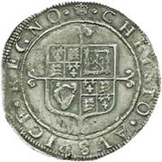 ½ Crown - Charles II 3rd hammered issue, United Kingdom, 1660-1662 reverse image