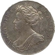 ½ Crown - Anne pre-Union obverse image