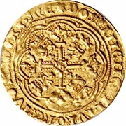 ½ Noble - Edward III Pre-Treaty period; series B, United Kingdom, 1351-1361 reverse image