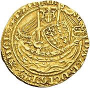 ½ Noble - Edward III Pre-treaty period; series C obverse image