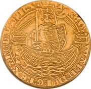½ Noble - Edward III Pre-Treaty period; series G obverse image