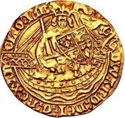 ½ Noble - Edward III Transitional treaty period obverse image