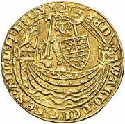 ½ Noble - Edward III Treaty period; Calais mint obverse image