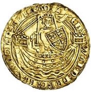 ½ Noble - Edward III Treaty period; Calais mint obverse image