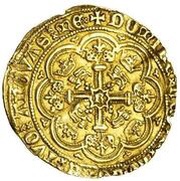 ½ Noble - Richard II London mint; type IB, United Kingdom, 1377-1399 reverse image