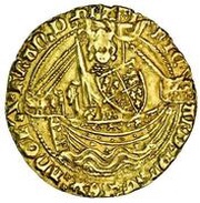 ½ Noble - Richard II London mint; type III obverse image
