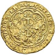 ½ Noble - Richard II Calais mint, United Kingdom, 1377-1399 reverse image