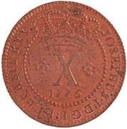 10 Réis - José I Lisbon Mint obverse image