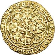 ½ Noble - Henry IV Light coinage; London mint, United Kingdom, 1412-1413 reverse image