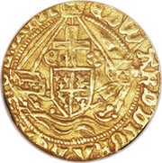 ½ Angel - Edward IV 2nd reign, United Kingdom, 1471 reverse image
