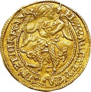 ½ Angel - Elizabeth I 5th issue obverse image