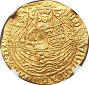 ½ Ryal - Edward IV 1st reign; Light coinage obverse image