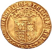 1 Crown - Henry VIII Crown of the double-rose, United Kingdom, 1526-1544 reverse image