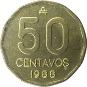 50 Centavos reverse image