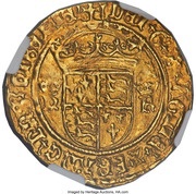1 Crown - Henry VIII Crown of the double-rose, United Kingdom, 1526-1544 reverse image