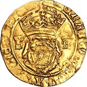 1 Crown - Henry VIII 3rd coinage; London mint obverse image