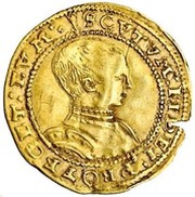 1 Crown - Edward VI 2nd period; uncrowned bust obverse image