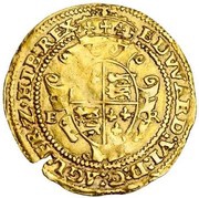1 Crown - Edward VI 2nd period; uncrowned bust, United Kingdom, 1549-1550 reverse image