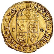 1 Crown - Edward VI 3rd period, United Kingdom, 1551-1553 reverse image